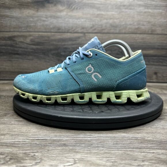 On Womens Cloud X Blue Running Shoes Sneakers Size 6.5 - Picture 5 of 10